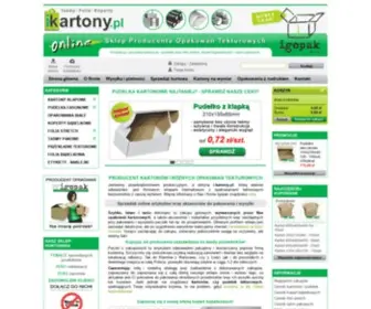 I-Kartony.pl(Kartony Pudełka Tekturowe Producent) Screenshot