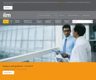 I-L-M.com(Institute of Leadership and Management) Screenshot