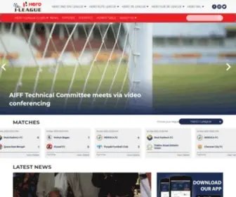 I-League.org(Indian football league) Screenshot