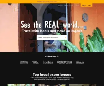 I-Likelocal.com(Unique, authentic activities with locals) Screenshot