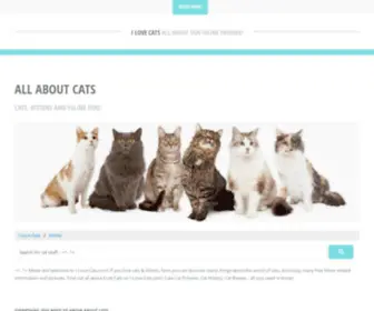 I-Love-Cats.com(Safeco Pet Insurance Reviews) Screenshot