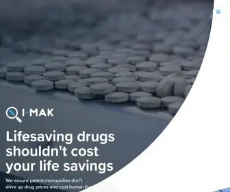 I-Mak.org(Solving the drug patent problem) Screenshot