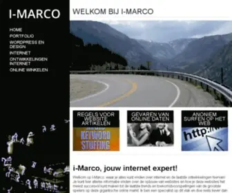 I-Marco.nl(Vind hier alles over webgebruik en design) Screenshot