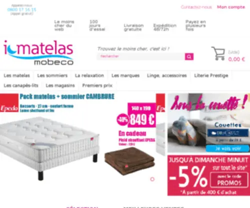 I-Matelas.com(I Matelas) Screenshot