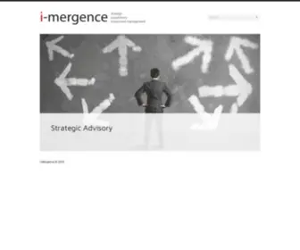 I-Mergence.com(Advisory Services) Screenshot