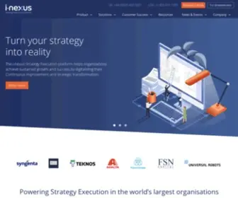 I-Nexus.com(I-nexus strategy execution software) Screenshot