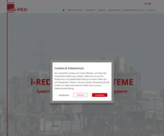 I-Red.at(I-RED Infrarot Systeme GmbH | Spektroskopische Prozessüberwachungssysteme) Screenshot