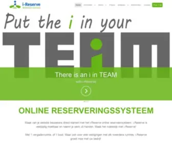 I-Reserve.nl(Online reserveringssysteem) Screenshot