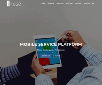 I-Rose.si(Digitalna transformacija z MSP Mobilno storitveno platformo) Screenshot