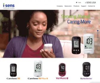 I-Sensusa.com(I-SENS USA, Inc) Screenshot