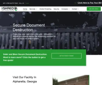 I-Shred.net(Shredding Service) Screenshot