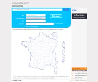 I-Societes.com(L'Annuaire gratuit des entreprises de France) Screenshot