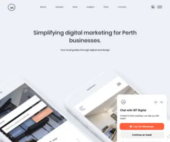 I-ST.com.au(Perth's leading Digital Agency) Screenshot