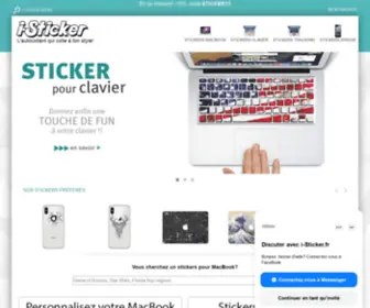 I-Sticker.fr(Autocollant MacBook et sticker MacBook iPad et iPhone) Screenshot