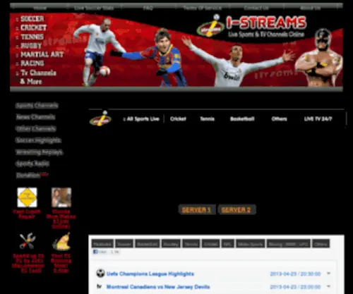 I-Streams.net(De beste bron van informatie over i) Screenshot