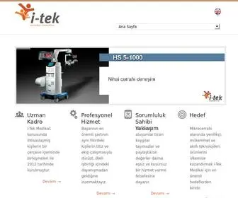 I-Tekmed.com(I-Tek Medikal Sistemler) Screenshot
