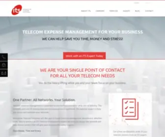 I-Telcom.com(Telecom Expense Management by Interactive Telecom Solutions) Screenshot