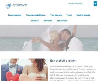 I-Trouwen.nl(Trouwen en Trouwplannen bruiloft tips en leveranciers) Screenshot