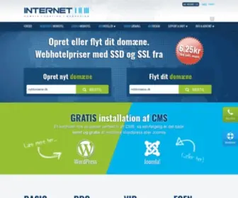 I123.dk(Billigt, stabilt webhotel) Screenshot