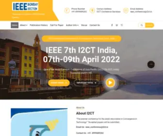 I2CT.in(IEEE Conference) Screenshot