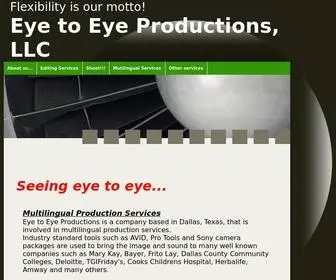 I2Iprod.com(Eye to Eye Productions) Screenshot