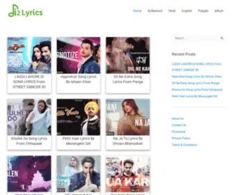 I2Lyrics.com(I2 Lyrics) Screenshot