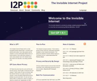 I2P-Projekt.de(I2P Anonymous Network) Screenshot