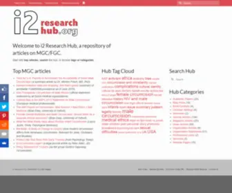 I2Researchhub.org(I2 Research Hub) Screenshot