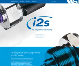 I2S-Sensors.de(Intelligente Sensorsysteme Dresden GmbH) Screenshot