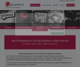 I2Summit.ch(I2 SUMMIT) Screenshot