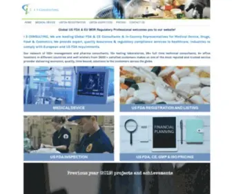 I3Cglobal.com(World-Class Medical Device Regulatory Consulting) Screenshot