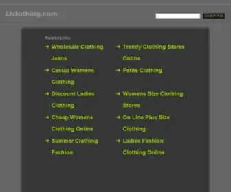 I3Clothing.com(Sabar dulu ya) Screenshot