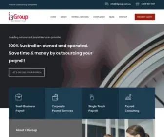 I3Group.com.au(Leading Payroll Outsourcing Melbourne) Screenshot