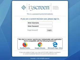 I3Screen.net(Web Desktop & Application Suite) Screenshot