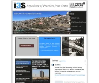 I3S.net.in(Insights into Indian States (I3S)) Screenshot