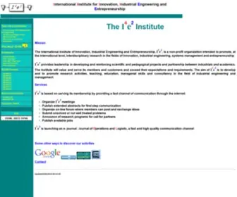 I4E2.com(International Institute for Innovation) Screenshot