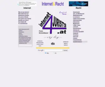 I4J.at(Alles zum Thema Internet und Recht) Screenshot