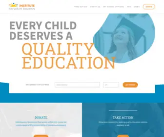 I4Qed.org(Institute for Quality Education) Screenshot