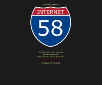 I58.com(Internet 58 DarkNet) Screenshot