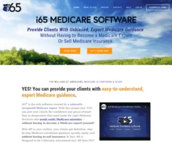 I65.com(I65 Medicare Guidance Software for Financial Planners) Screenshot