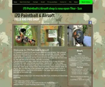 I70Paintball.com(Home) Screenshot