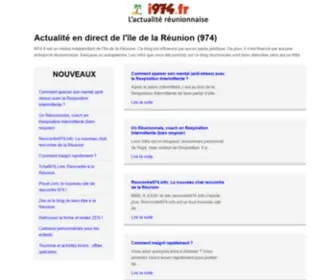 I974.fr(Actualité) Screenshot