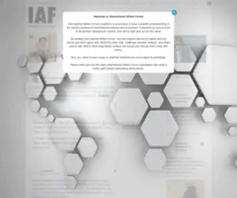 IA-Forum.org(International Affairs Forum) Screenshot