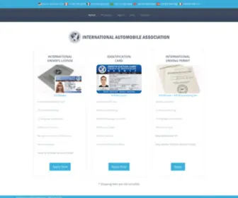 Iaa-IDP.com(International Automobile Association) Screenshot