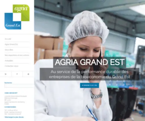 Iaa-Lorraine.fr(Agria Grand Est) Screenshot