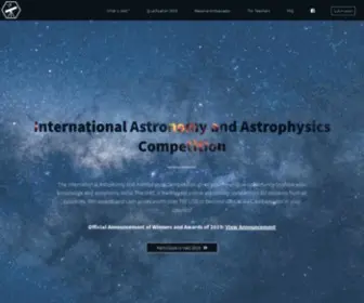 Iaac.space(International Astronomy and Astrophysics Competition) Screenshot