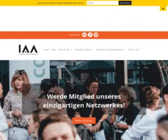 Iaa.ch(Join the most influential Global Marketing and Communication Network) Screenshot
