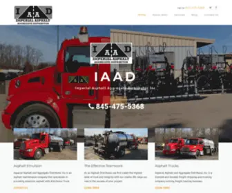 Iaadconstruction.com(Imperial Asphalt and Aggregate Distributor Inc. Imperial Asphalt and Aggregate Distributor Inc) Screenshot