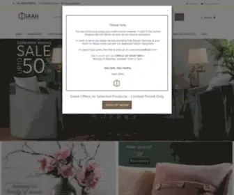 Iaah.com(Online Furniture Shopping Store) Screenshot