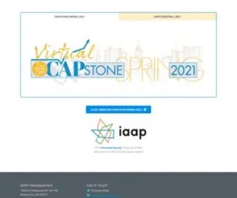 Iaap-Capstone.org(Administrative Certificate Courses) Screenshot